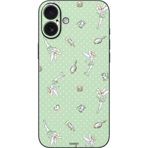 Disney Tinker Bell Trinkets Pattern iPhone 16 Plus Skin